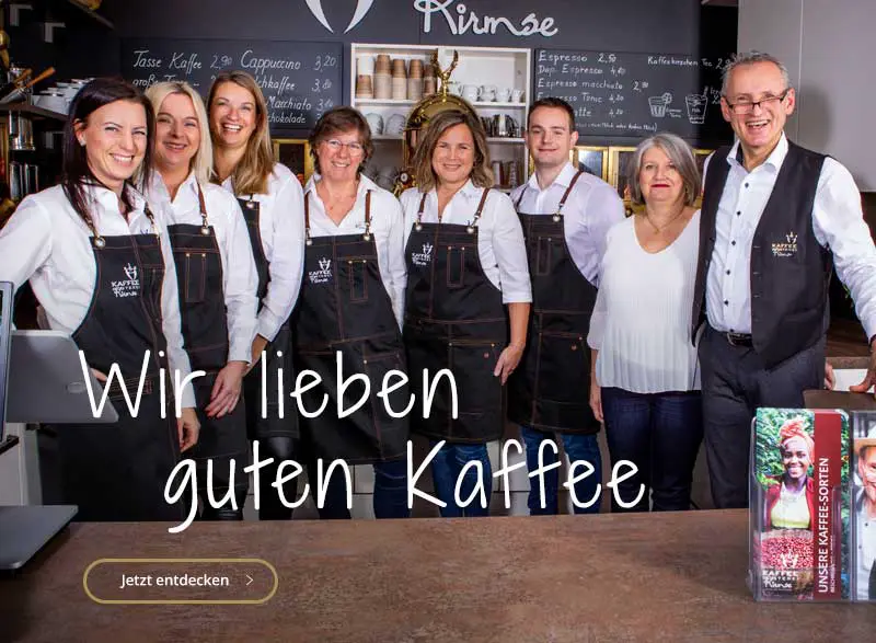 Das Team der Kaffeerösterei Kirmse