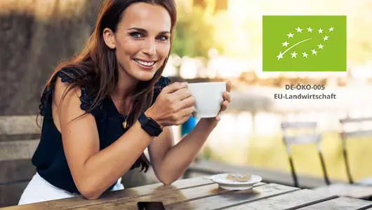 Bio Kaffee trinken
