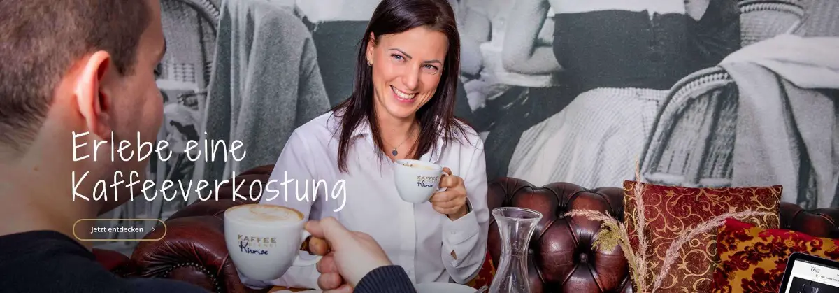 Kaffeeverkostung in der Kaffeerösterei Kirmse