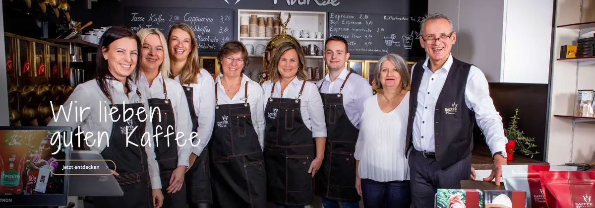 Das Team der Kaffeerösterei Kirmse