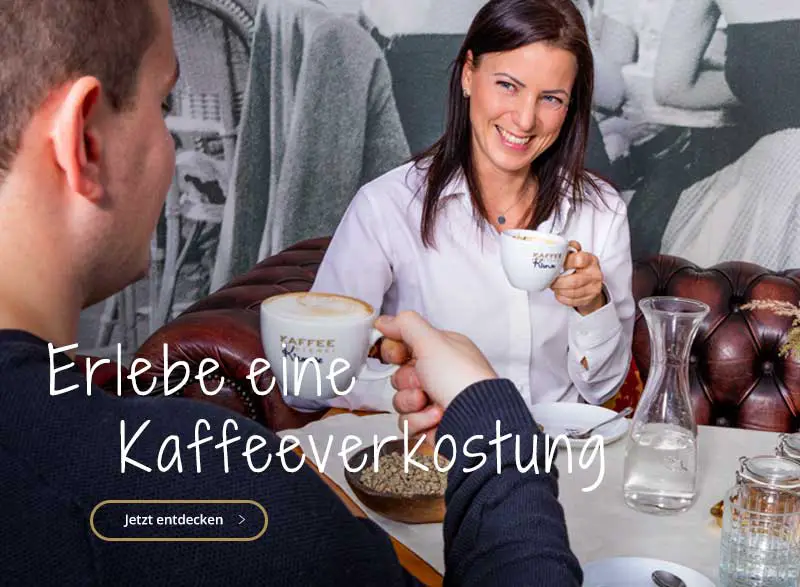 Kaffeeverkostung in der Kaffeerösterei Kirmse