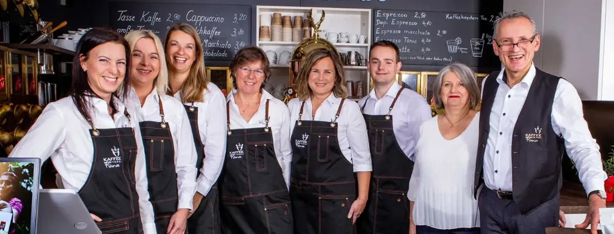 Das Team der Kaffeerösterei Kirmse in Zwiesel